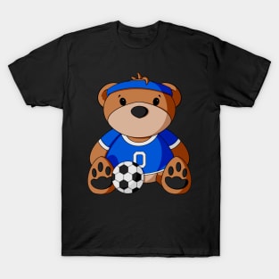 Soccer Player Teddy Bear T-Shirt